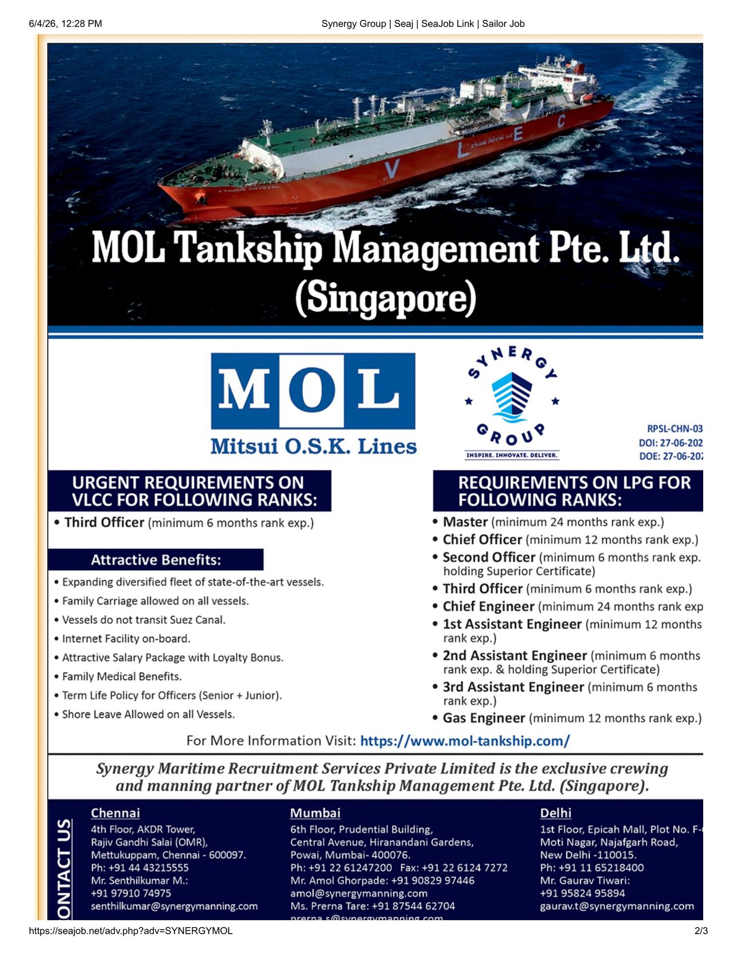 MOL PVT LTD